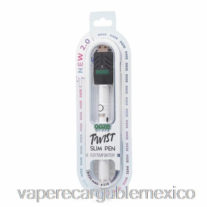 Vape Recargable Rezuma Slim Twist Pen 2.0 Flex Temp Batería Polar Perla
